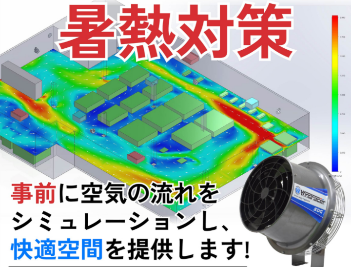 熱流体解析による温度最適化ソリューション